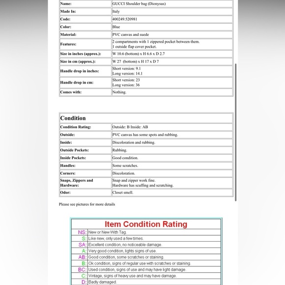 Gucci Beige and Blue GG Floral Shoulder Bag - Picture 16 of 16